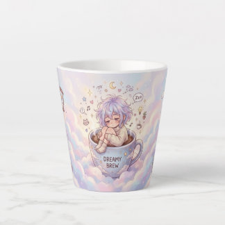 Droomkleurige mok – Schattig anime meisje dat in k