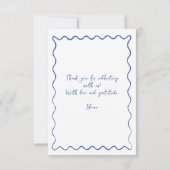 Droomkrabbel Doodle Handgetekende Bruidsmeisjesfee Bedankkaart (Achterkant)