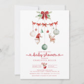 Droomkristal Baby Shower Uitnodiging voor Kerstmis (Voorkant)