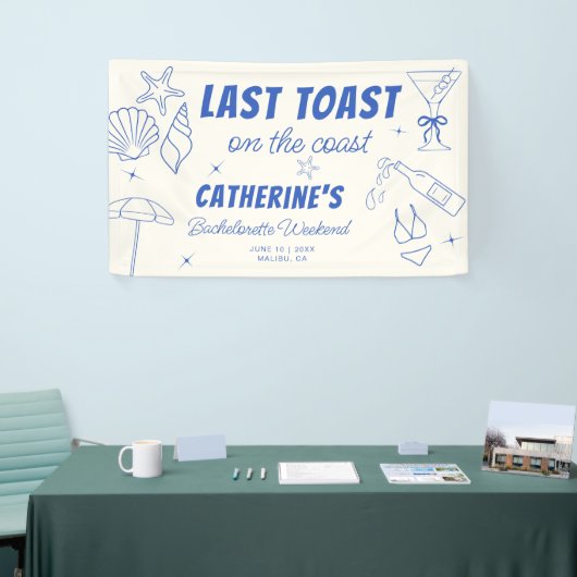 Droomkust Bachelorette-feest Spandoek (Beurs)