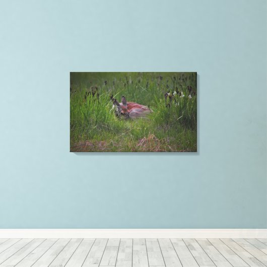 droomland canvas afdruk (Insitu (Houten vloer))