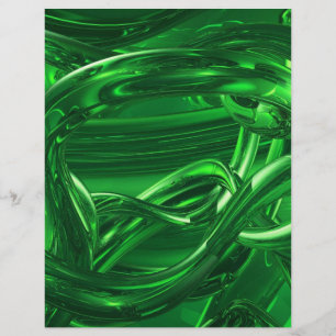 DROOMLAND GROENE ABSTRACTE BEHANG AFBEELDINGEN RAN FLYER