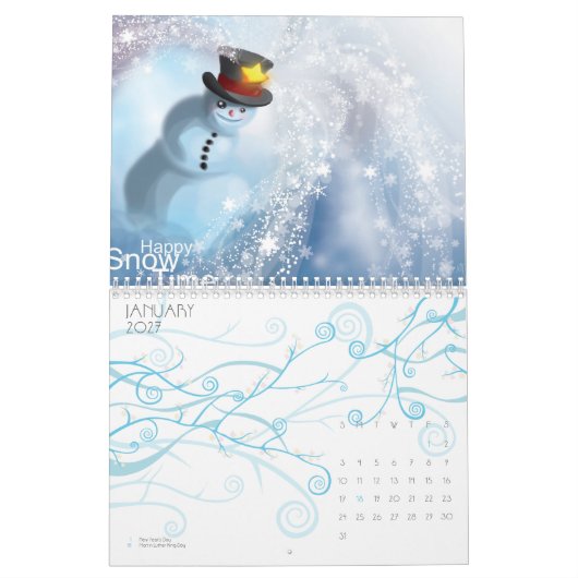 droomland kalender (Jan 2027)