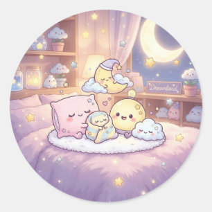 Droomland Maan & Sterren Baby Nursery Sticker