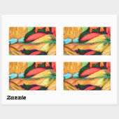 droomland rechthoekige sticker (Vel)