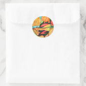 droomland ronde sticker (Tas)