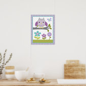 Droomland Uil Poster Kinderkamer Kunstprint 3 van  (Keuken)