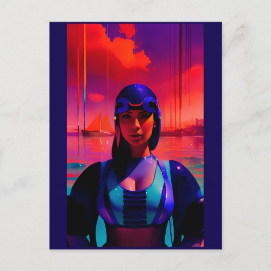 droomlanding briefkaart (Voorkant)