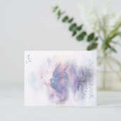 Droomlandschap berg met Wanderlust Briefkaart (Staand voorkant)