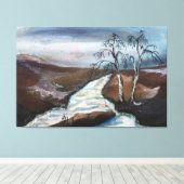 Droomlandschap Canvas Afdruk (Insitu (Houten vloer))