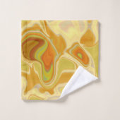 Droomlandschap in goud bad handdoek (Wasdoekje)
