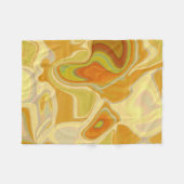 Droomlandschap in goud fleece deken (Voorkant (Horizontaal))