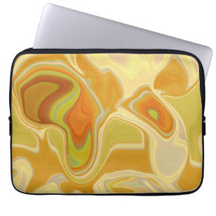 Droomlandschap in Goud Laptop Sleeve