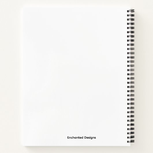 Droomlandschap in het bos Notitieboek (Achterkant)