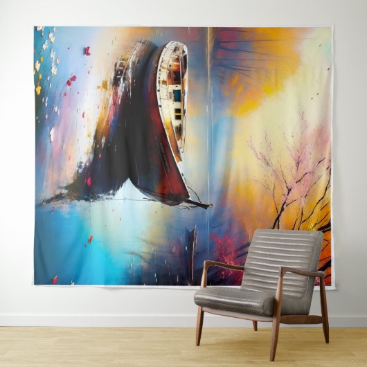 Droomlandschap Kunst Wandkleed (In Situ (horizontaal))