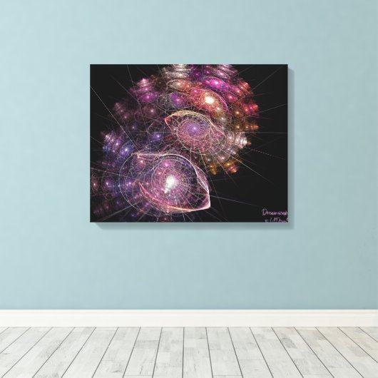 DROOMLANDSCHAP KUNSTDRUK CANVAS AFDRUK (Insitu (Houten vloer))