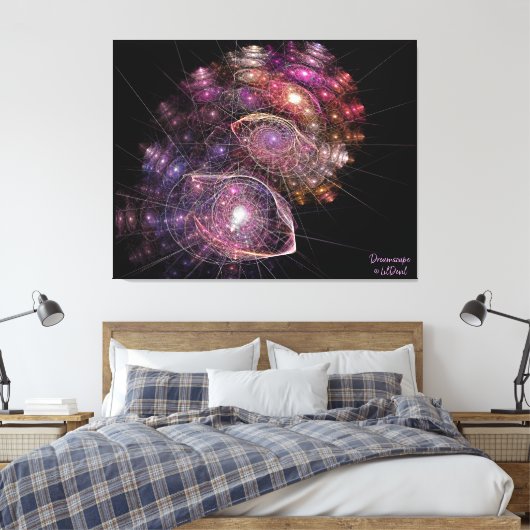 DROOMLANDSCHAP KUNSTDRUK CANVAS AFDRUK (Insitu (Slaapkamer))