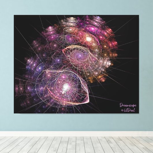 DROOMLANDSCHAP KUNSTDRUK CANVAS AFDRUK (Insitu (Houten vloer))
