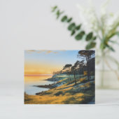 Droomlandschap van Buzzard's Bay Briefkaart (Staand voorkant)