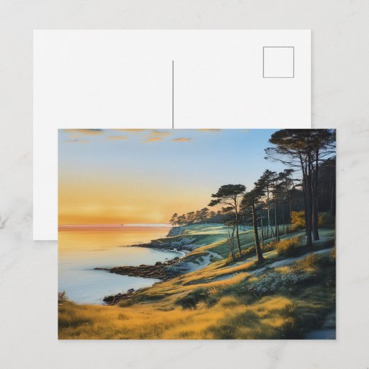 Droomlandschap van de Baai van Buzzard Briefkaart (Voorkant / Achterkant)