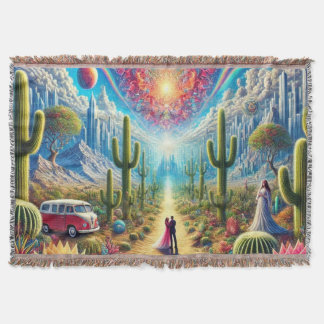 Droomlandschap van de woestijn: Oasis of Infinite  Deken