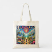 Droomlandschap van de woestijn: Oasis of Infinite  Tote Bag (Achterkant)