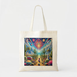 Droomlandschap van de woestijn: Oasis of Infinite  Tote Bag