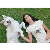 Droomlandschap van libellen, op maat Tri-Blend shirt
