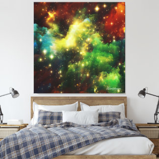 Droomlandschappen Boven De Kunst van de Hemel Muur Canvas Afdruk