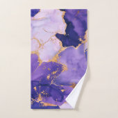 droomlavendealcoholinkt en goud bad handdoek (Handdoek)