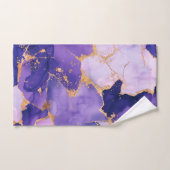 droomlavendealcoholinkt en goud bad handdoek (Handdoek)