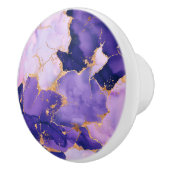 droomlavendealcoholinkt en goud keramische knop (Rechts)