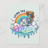 Droomleven - Skelet Briefkaart (Voorkant)