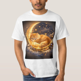 Droommaan Katten T-shirt | Mooie Slaapkat T-shirt