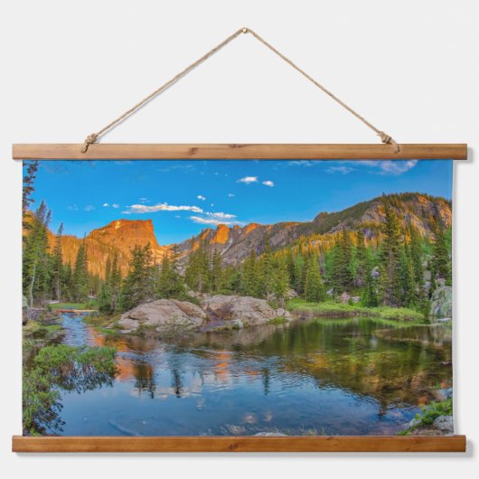 Droommeerlandschap Hangend Wandkleed (Voorkant)