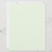 Droommenu met klaver voor St. Patrick's Day (Achterkant)