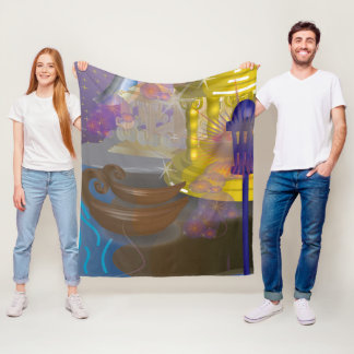 Droommiddeldeken. Fleece Deken