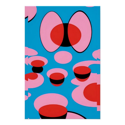 Droomminimalistische Pop Perfect Poster (Voorkant)