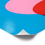 Droomminimalistische Pop Perfect Poster (Hoek)