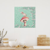 Droommuis- Waterverf illustratie Poster (Keuken)