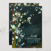Droomnacht 50ste Verjaardagsfeest Kaart (Voorkant / Achterkant)