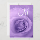 Droompasta Paars Roos Weddenschap Metallic Kaart (Achterkant)