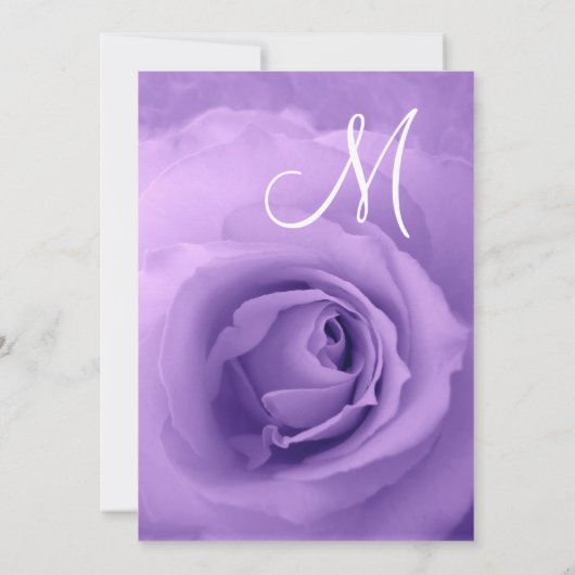 droompasta Paars Roos Wedding V2 Kaart (Achterkant)