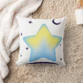 Droompastel Ster en Maan Babykamer Kussen (Deken)