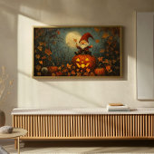Droompje Kabouter op een Jack O' Lantern Poster