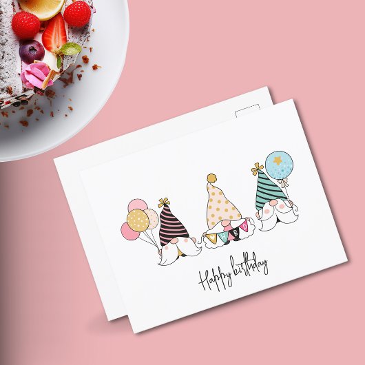 Droompjes Kabouter Trio Gefeliciteerd Verjaardag Briefkaart