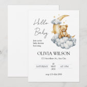 Droompjes Teddybeer op de Maan Kaart (Voorkant / Achterkant)