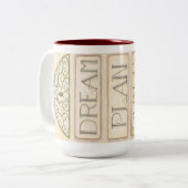 Droomplan Build Repeat Coffee Mok (Voorkant links)