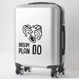 Droomplan DO Paddenstoel lineart Sticker