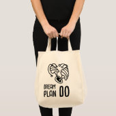 Droomplan DO Paddenstoel lineart Tote Bag (Voorkant (product))